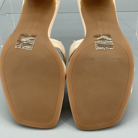 NEW Kenneth Cole Women’s Harper Open Toe Sandals Beige Size 7M - Picture 10 of 10